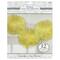 12&#x22; Gold Fluffy Tulle Hanging Decorations, 3ct.